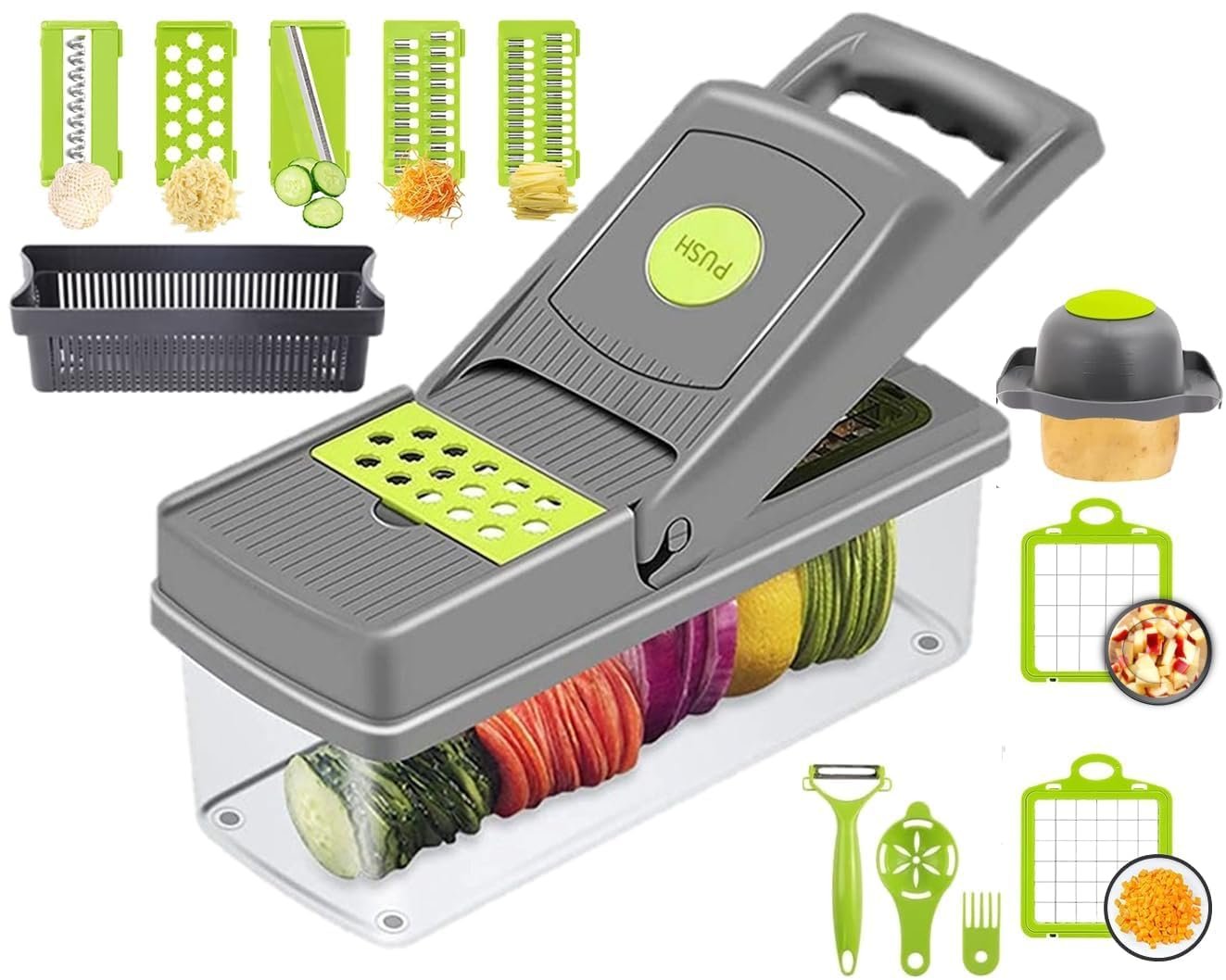 14 In 1 Chopper Nicer Veggie Slicer