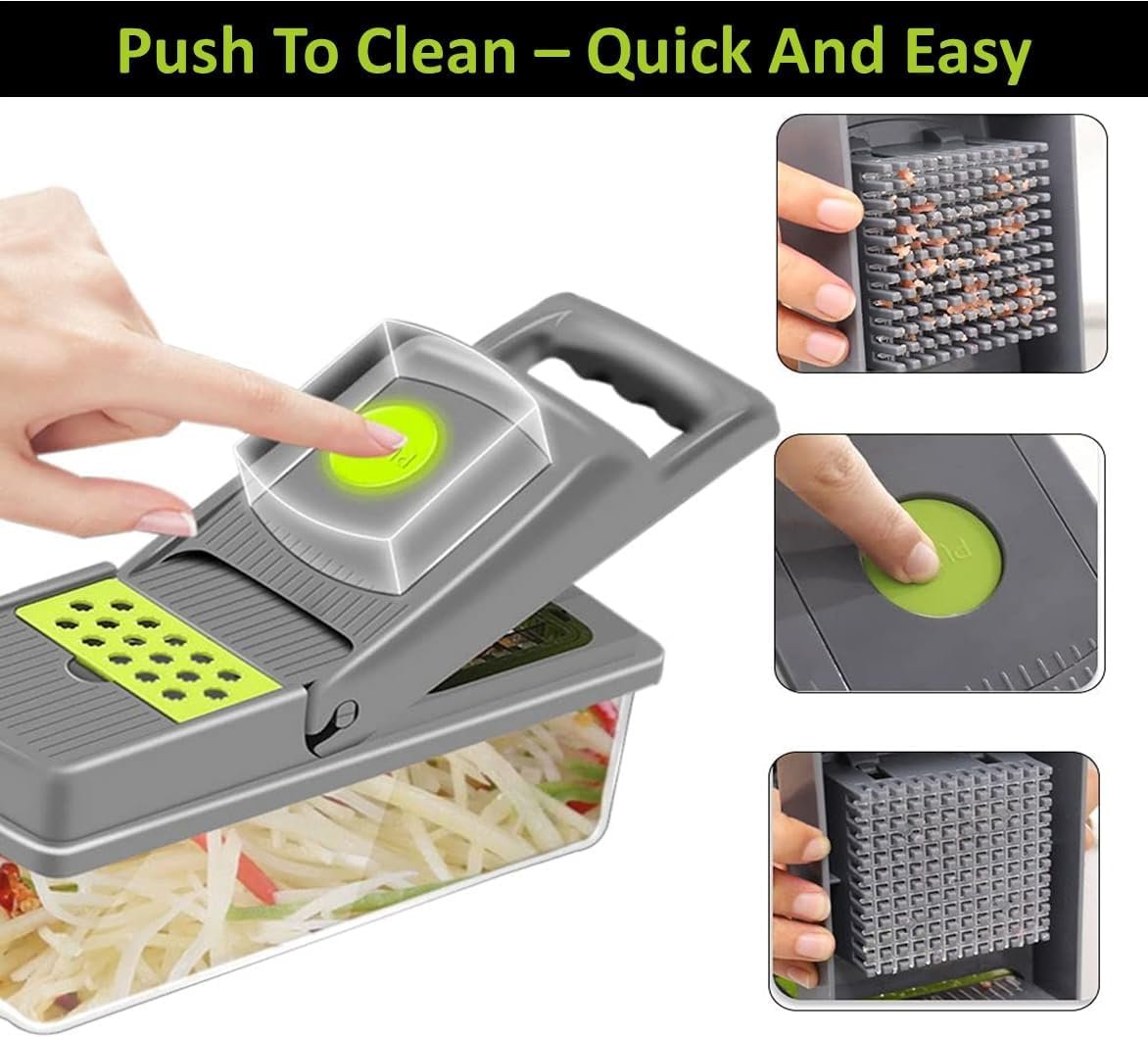 14 In 1 Chopper Nicer Veggie Slicer - Image 8