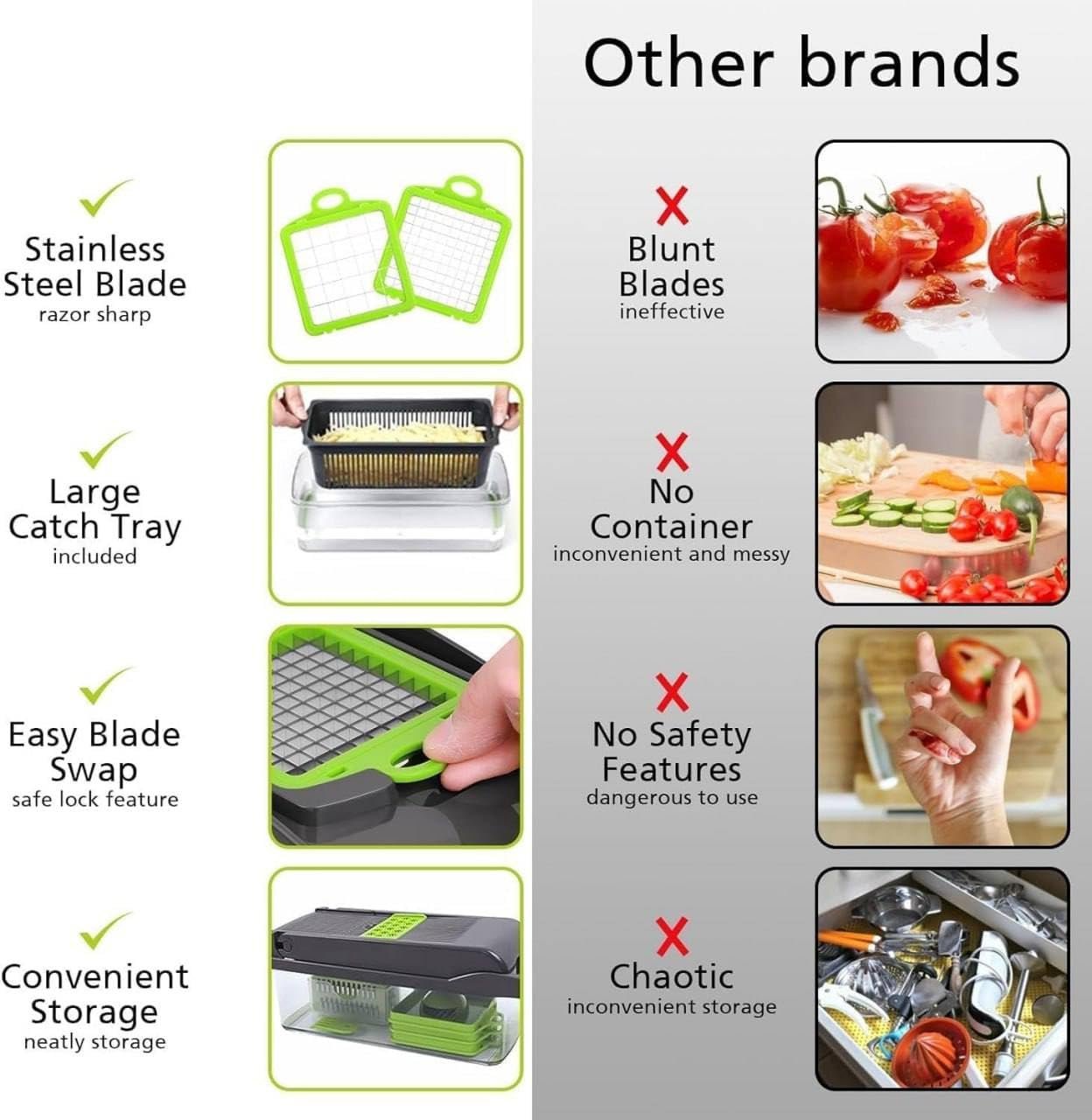 14 In 1 Chopper Nicer Veggie Slicer - Image 2