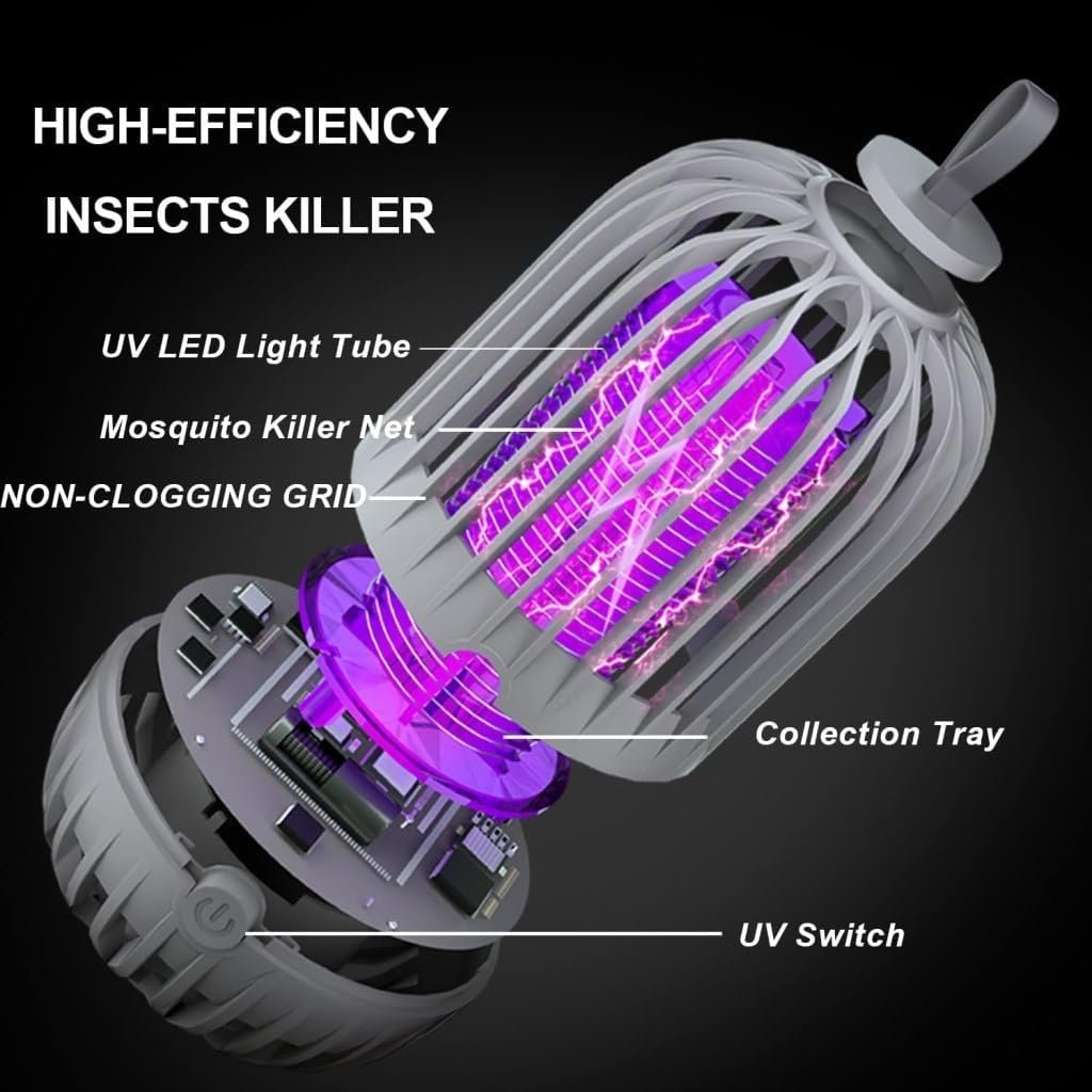 USB Rechargeable Electric Mosquito Killer Lamp - Image 2