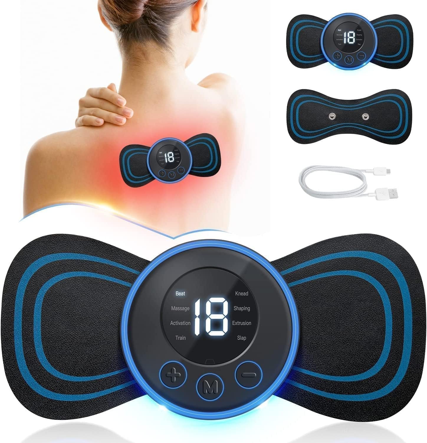 Rechargeable Mini EMS Muscle Massager