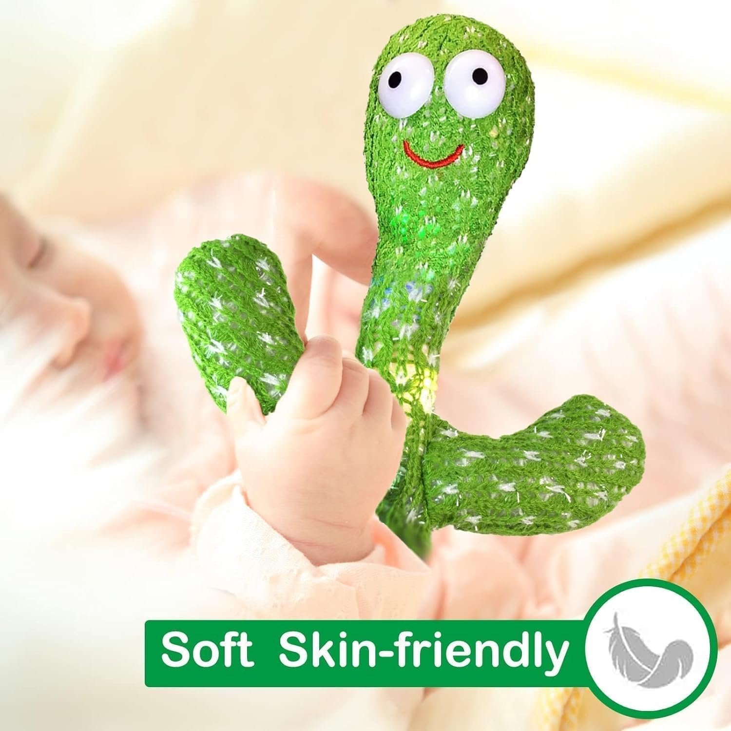 USB Rechargeable Dancing & Talking Cactus Toy