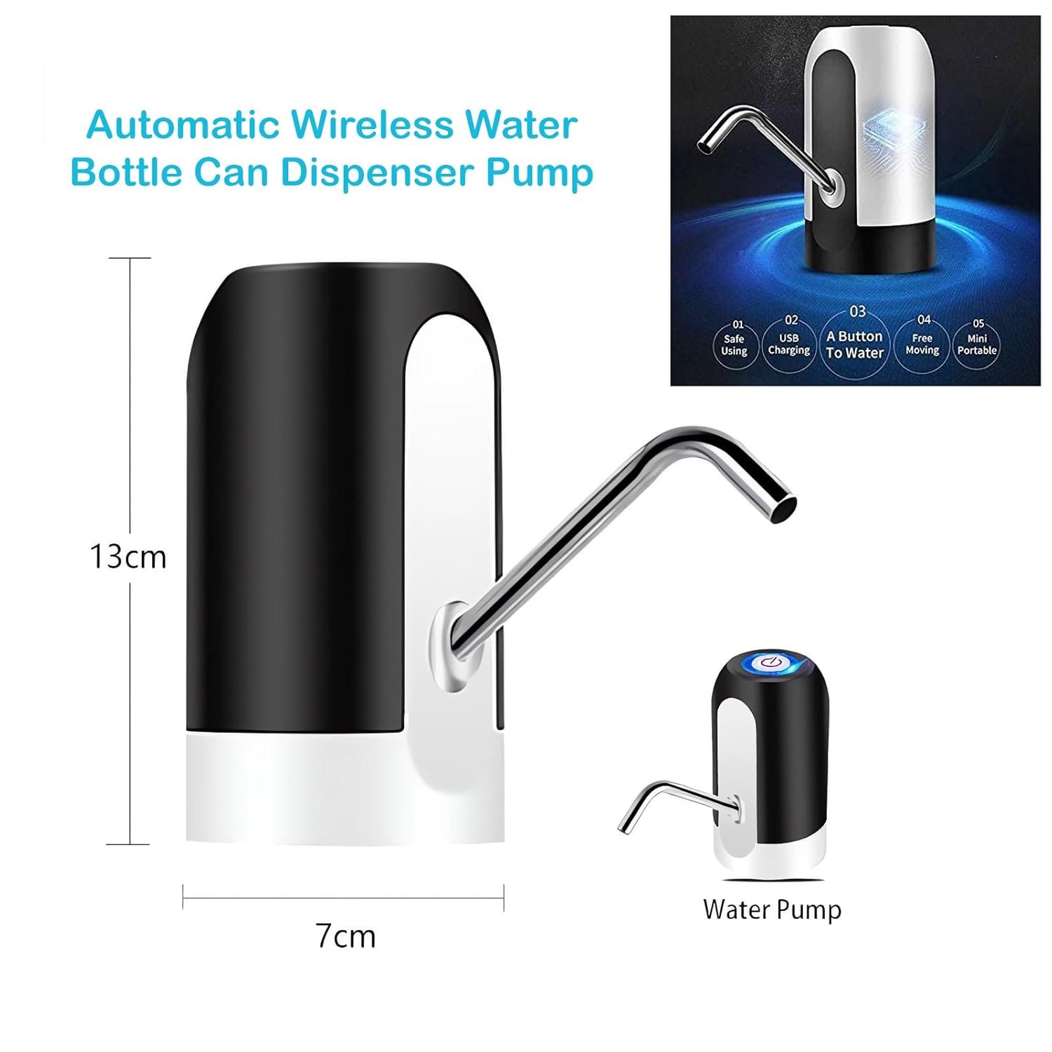 Auto Water Dispenser with USB Cable - Image 2