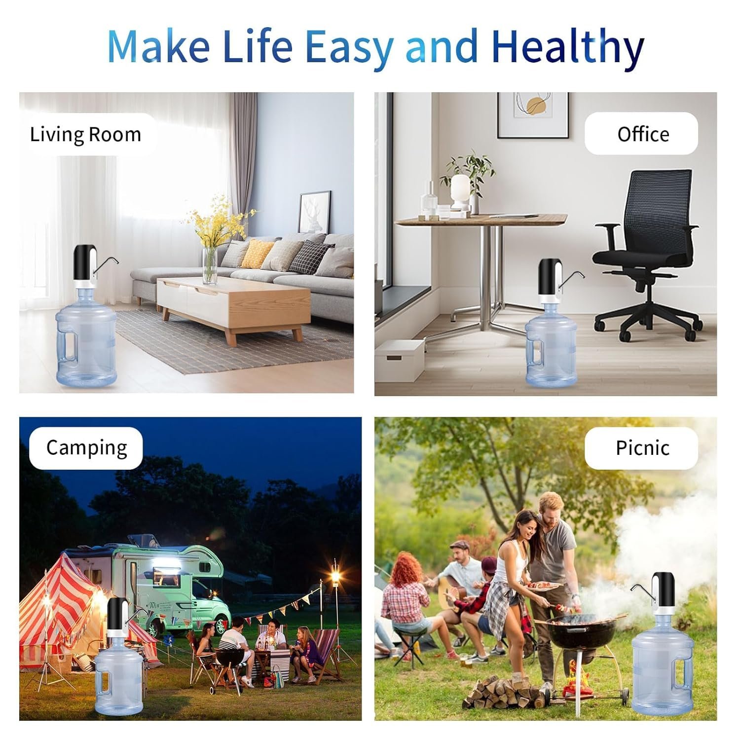 Auto Water Dispenser with USB Cable - Image 3