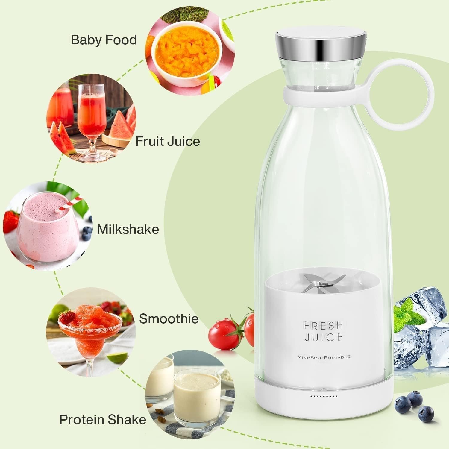 Mini Portable Bottle Shape Juicer - Image 7