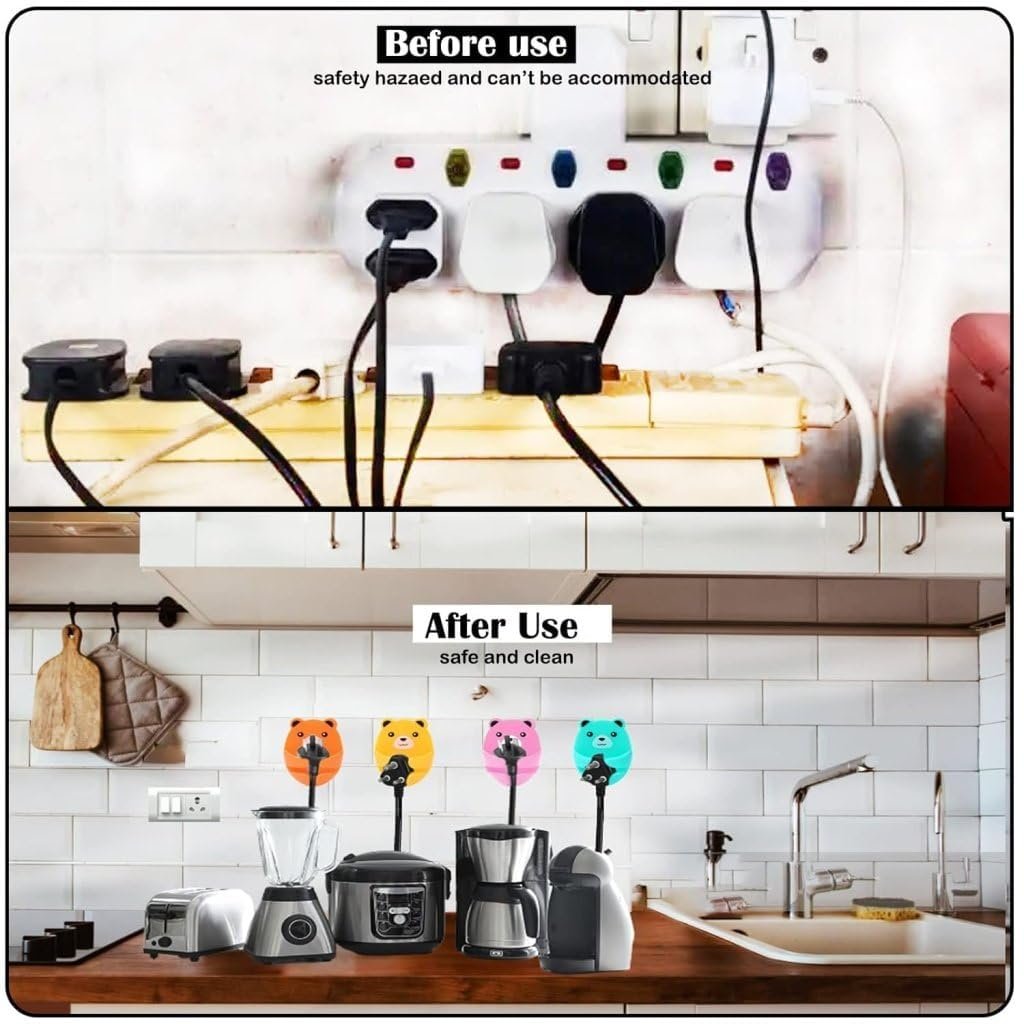 Plug Hook Wall Hooks Cute Bears 12 Pcs - Image 5