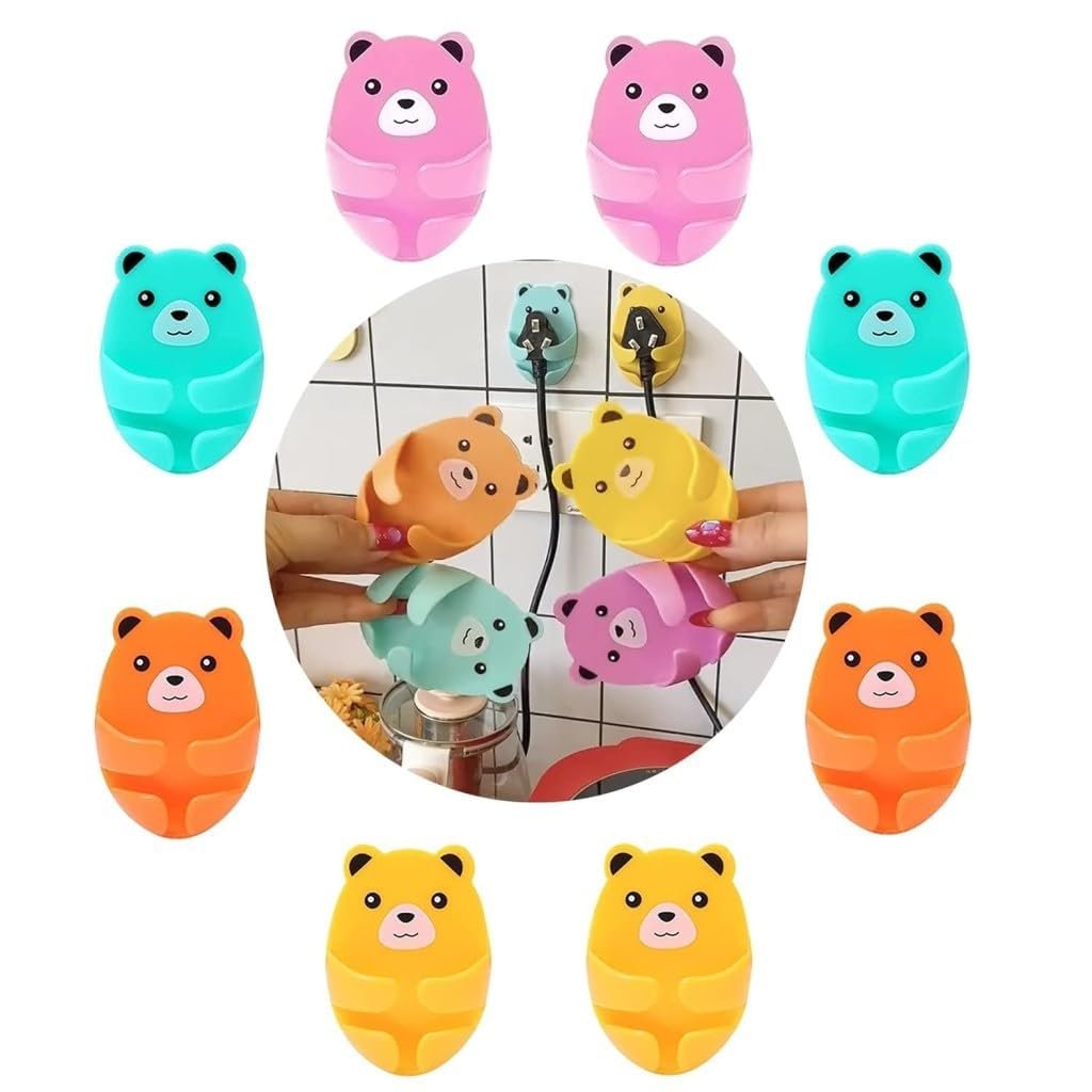 Plug Hook Wall Hooks Cute Bears 12 Pcs - Image 6