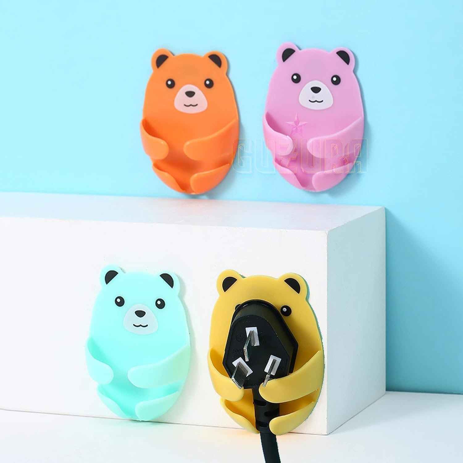 Plug Hook Wall Hooks Cute Bears 12 Pcs - Image 7