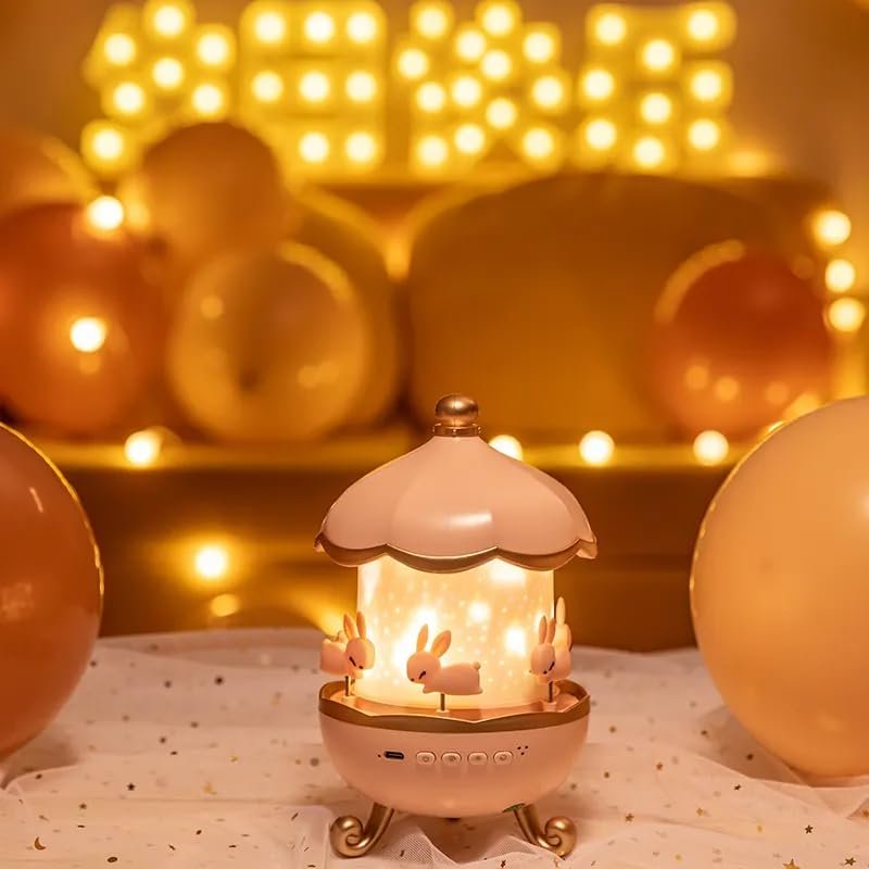 Star Projector Bunny Night Light Rabbits Night Light - Image 3