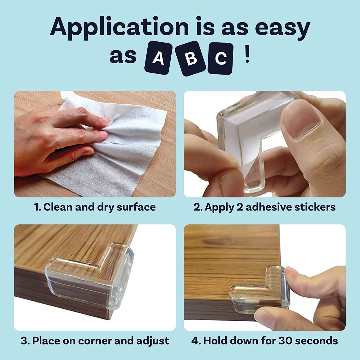 V Shape Baby Safety Protection table Corner (12 pcs) Baby Products - Image 5